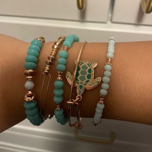 Alex and Ani Set of 5 Bracelets